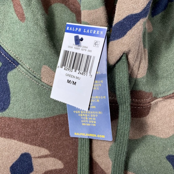 Polo Ralph Lauren 1992 Camouflage Hoodie Sweater - Picture 9 of 16